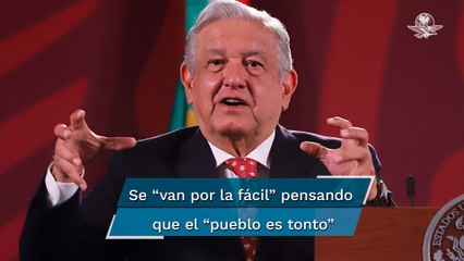 AMLO acusa campaña en su contra para decir que tiene vínculos con el narco