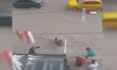 Başkent'te sağanak yağış ve dolu başladı