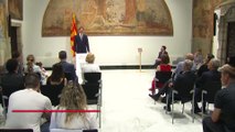 Pau Gasol recibe la Cruz de San Jordi de manos de Aragonès