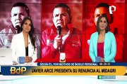 Javier Arce: Castillo acepta renuncia  