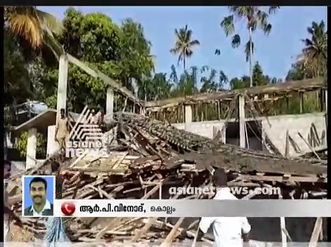 പുറ്റിങ്ങല്‍ ക്ഷേത്രത്തില്‍ സ്‌റ്റേജ് പൊളിഞ്ഞുവീണ് ആറുപേര്‍ക്ക് പരിക്ക്