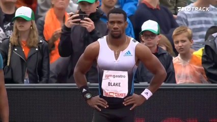 Yohan Blake wins 100m at FBK Games 2022