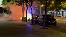 Fuego en la zona limítrofe entre Barcelona y Sant Adrià del Besòs / CEDIDA