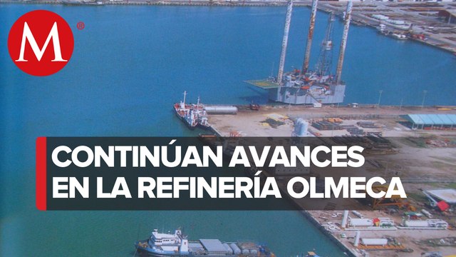 Puerto de Dos Bocas recibe módulos; mayoría para plantas químicas de refinería 'Olmeca'