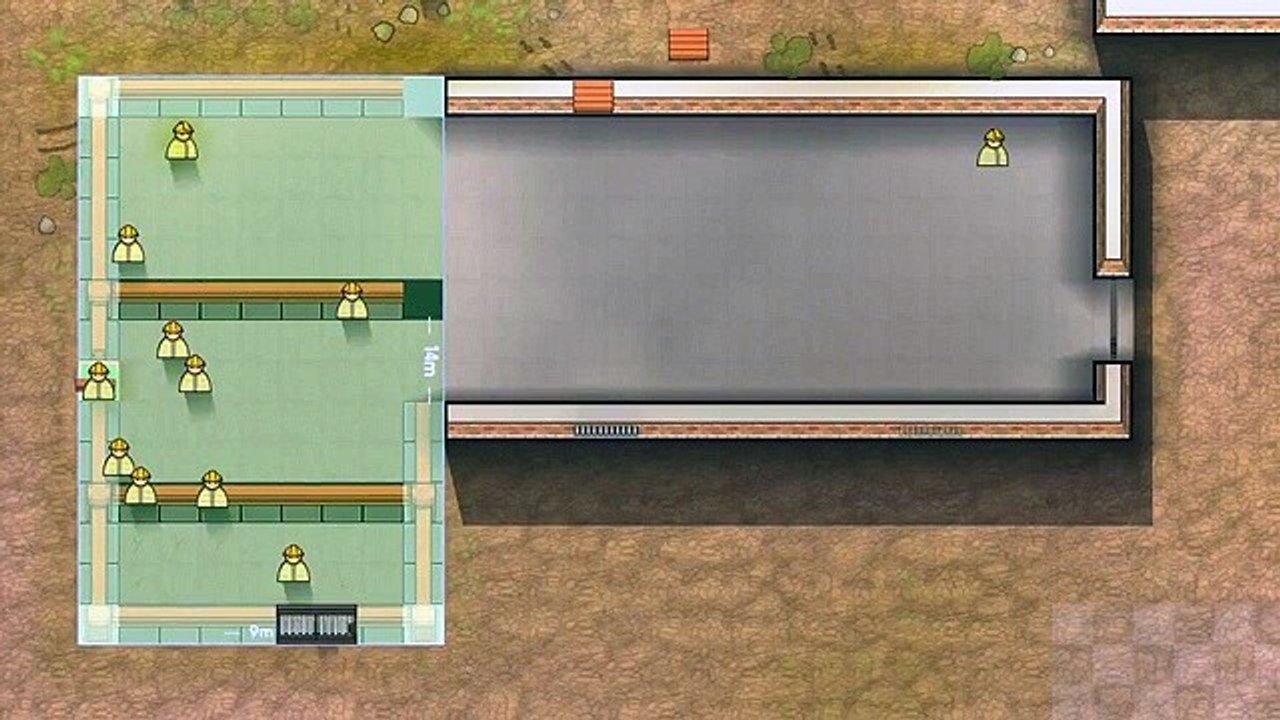 Prison Architect - Gameplay-Trailer zum Gefängnisaufbau-Spiel