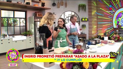 Ingrid Ramos prepara Asado a la Plaza por promesa a La Arrolladora