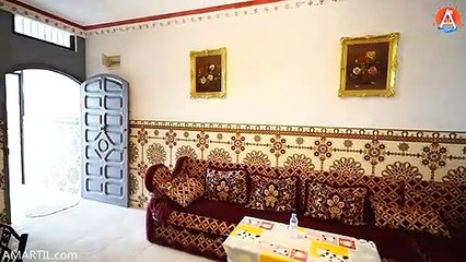 شقة مفروشة للبيع قرب البحر ميرامار 2 غرف صالون صالحة للإستثمار في الكراء Appartement a vendre Martil