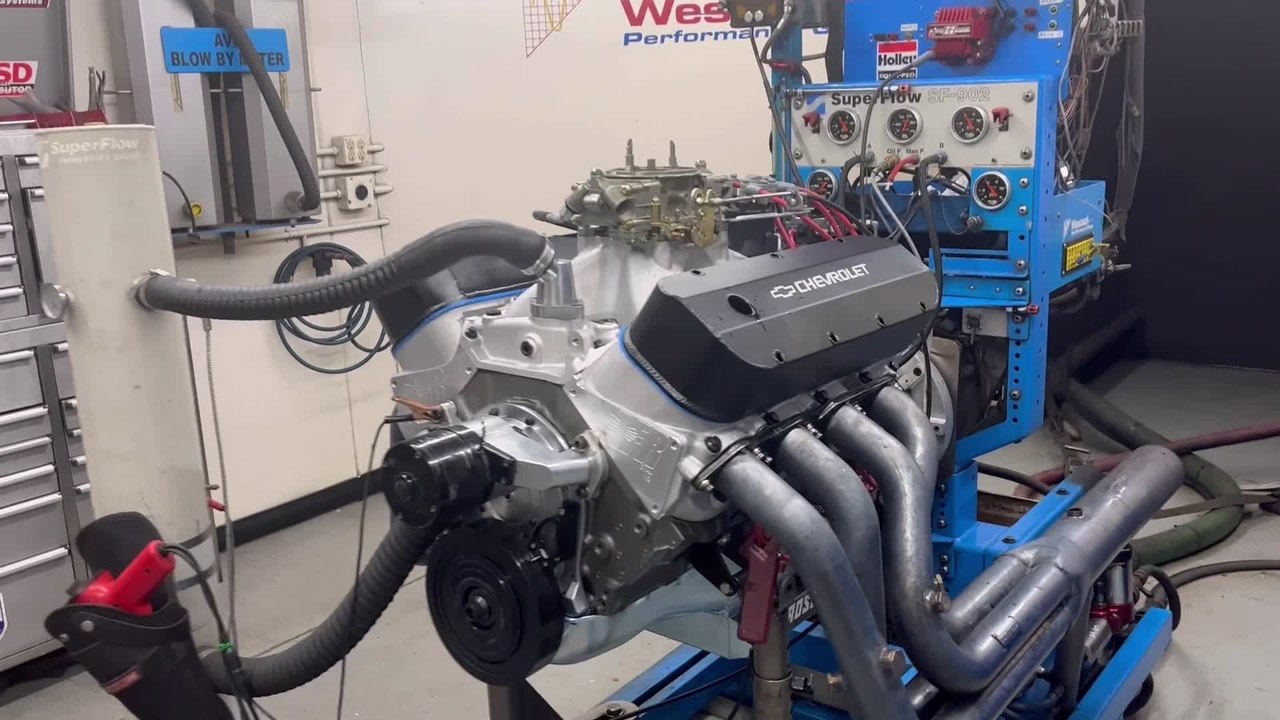 427-inch big-block Chevy makes over 600 HP on Westech’s Dyno!