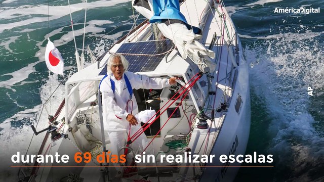 Hombre de 83 años cruzó el océano Pacífico en un velero durante 69 días sin realizar escalas