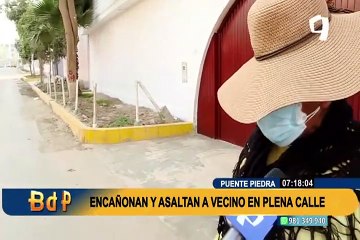 Puente Piedra: encapuchados encañonan y roban a hombre que retiró dinero del banco