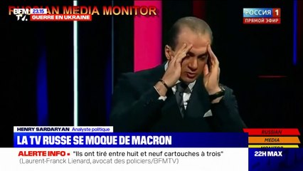 Emmanuel Macron moqué à la télévision russe