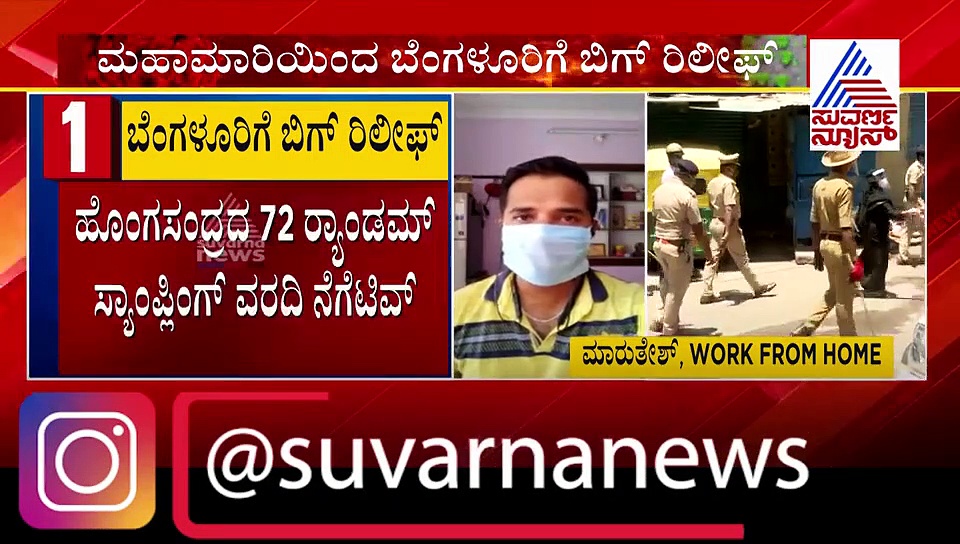 ಮಹಾಮಾರಿಯಿಂದ ಬೆಂಗಳೂರಿಗೆ ಬಿಗ್‌ ರಿಲೀಫ್‌