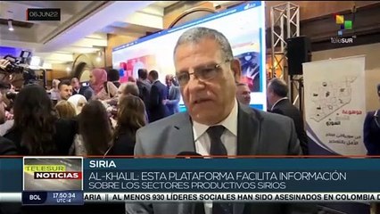 Siria lanza plataforma interactiva digital de negocios