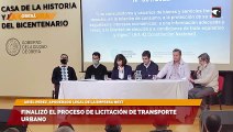 Finalizó el proceso de licitación de transporte urbano