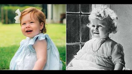 See Queen Elizabeth at Age 1 Side-by-Side with Her Namesake Great-Granddaughter Lilibet!