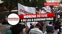 MORENA GANA 4 GUBERNATURAS de los 6 estados de México | ÚLTIMAS NOTICIAS