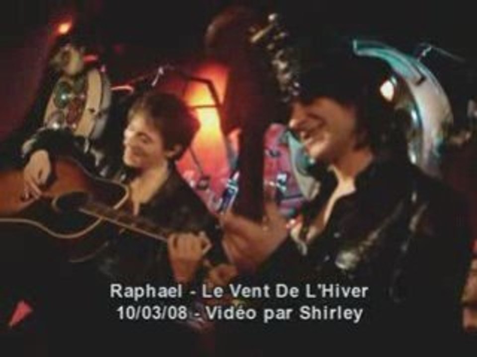 Raphael le vent de lhiver cafe picouly version rock