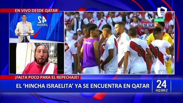 Selección Peruana: ‘Hincha Israelita’ ya se encuentra en Qatar para alentar a la ‘bicolor’