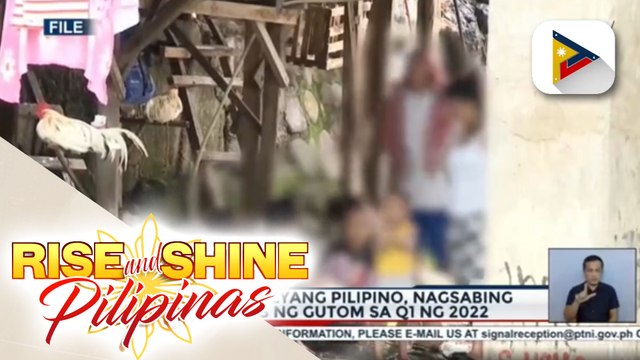 SWS: 3.1-M pamilyang Pilipino, nagsabing nakaranas ng gutom sa Q1 ng 2022