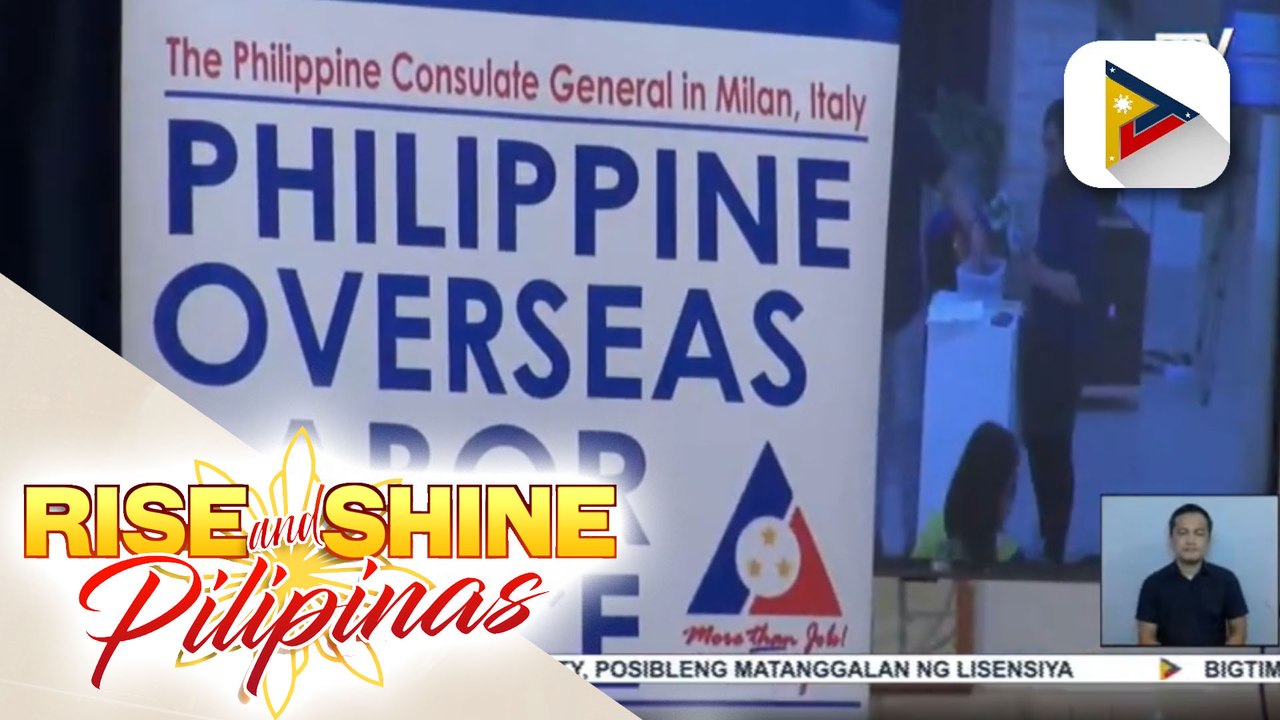 Migrant Workers Day, ipinagdiwang ng OFWs sa Italy; Malaking ambag ng OFWs sa pagsulong ng ekonomiya ng Pilipinas, kinilala