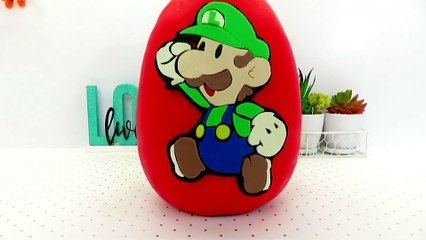 Huevo Sorpresa Gigande de Plastilina Playdoh de Luigi