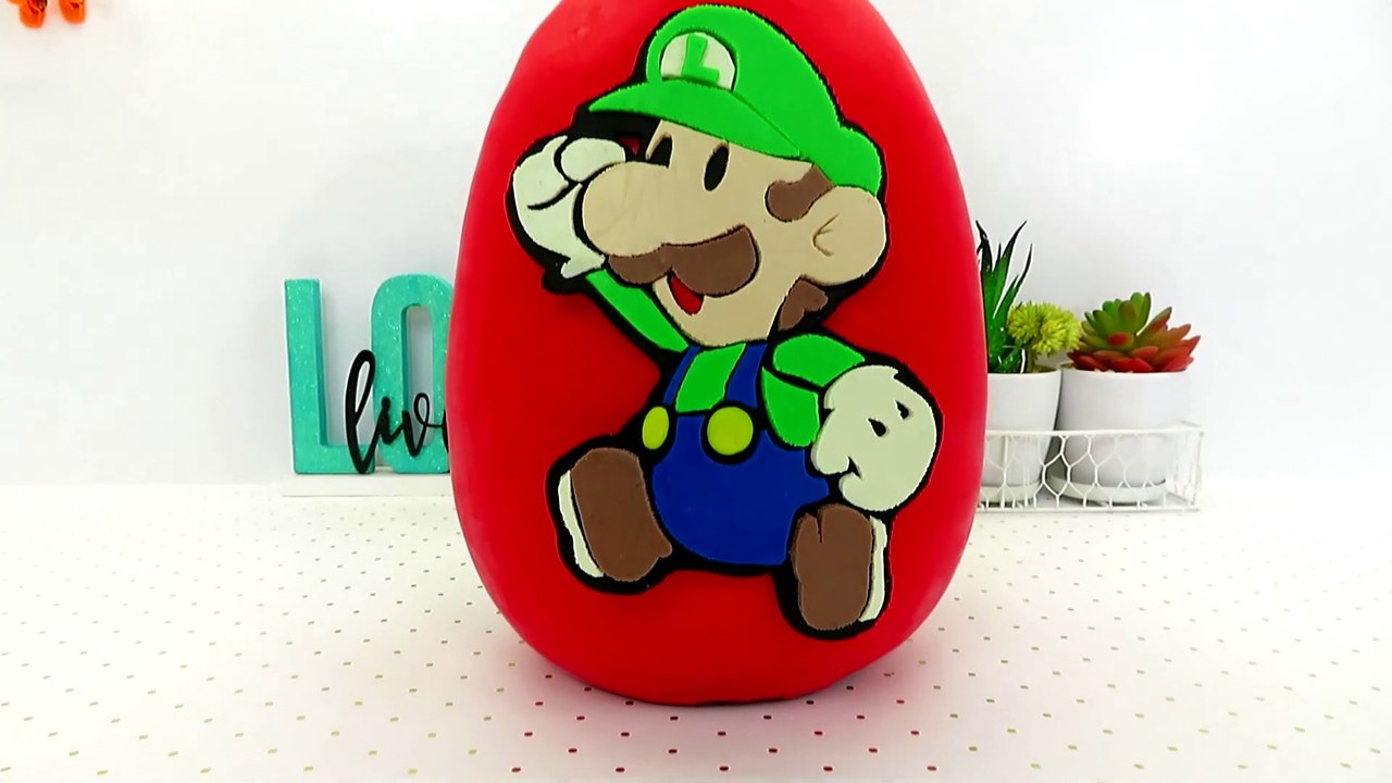 Huevo Sorpresa Gigande de Plastilina Playdoh de Luigi