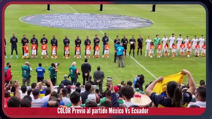 Color previo de México VS Ecuador - Reaccio´n en Cadena
