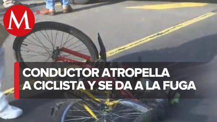 Ciclistas muere tras ser atropellado por conductor de una camioneta en CdMx