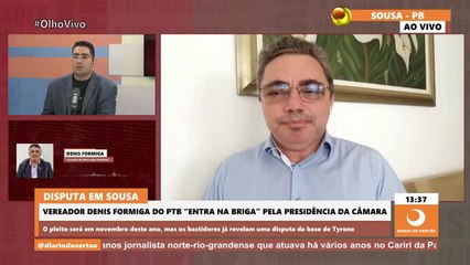 Eleição da Câmara de Sousa será em novembro, mas bastidores já mostram disputa no grupo de Tyrone