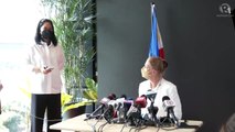 German Ambassador Anke Reiffenstuelm holds media briefing after a courtesy call on Marcos