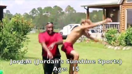 Football & Belly Flop Contest in a Tropical Storm!