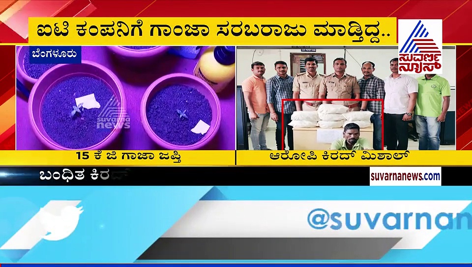 ಬೆಂಗಳೂರು: ಐಟಿ ಉದ್ಯೋಗಿಗಳಿಗೆ ಓರಿಸ್ಸಾದಿಂದ ಗಾಂಜಾ ಸಪ್ಲೈ, ಚಮತ್ಕಾರಿ ಸ್ಮಗ್ಲರ್ ಅರೆಸ್ಟ್