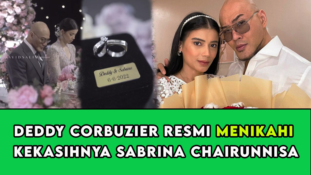 Deddy Corbuzier Resmi Menikahi Kekasihnya Sabrina Chairunnisa