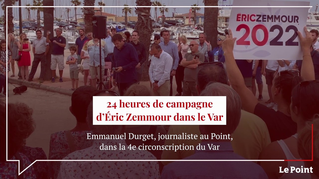 24 heures de campagne d’Éric Zemmour dans le Var