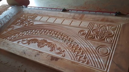 Very nice and high quality wooden door design has been carefully made by CNC machine