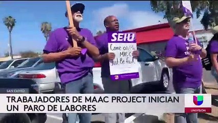 Miembros de la organización MAAC iniciaron una huelga.