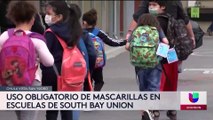 Regresa el uso obligatorio de las mascarillas para las escuelas del distrito South Bay Union.