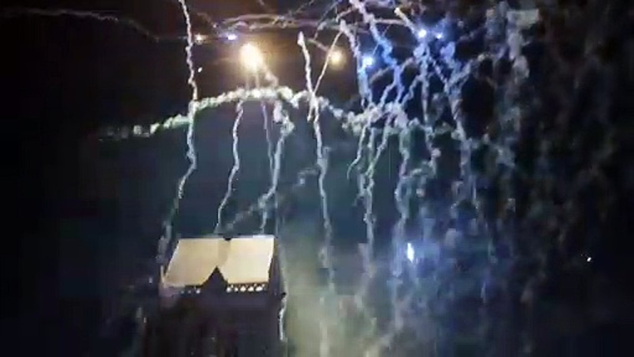 Feu d'artifice spécial 78e anniversaire du Débarquement en Normandie