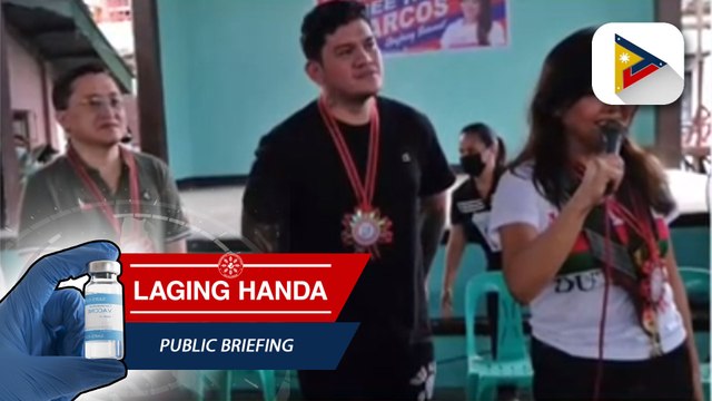 Sen. Bong Go, sinamahan si Sen. Imee Marcos sa pagpapahayag nito ng pasasalamat sa isang thanksgiving event na inorganisa nito sa Davao