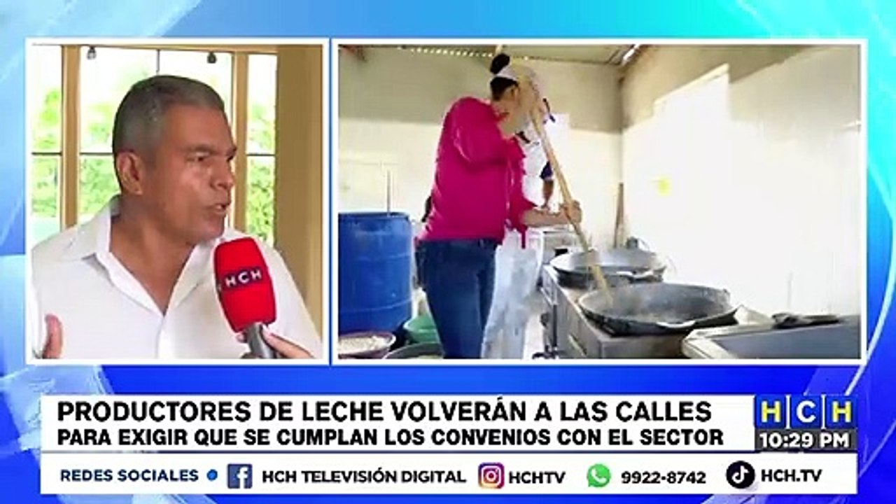 Productores de leche volverán a las calles a exigir que les cumplan los convenios acordados