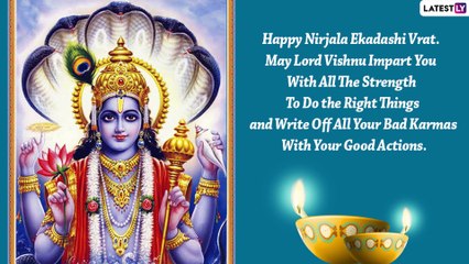 Nirjala Ekadashi Vrat 2022 Wishes: Quotes, Messages, HD Photos and Greetings for Bhimseni Ekadashi