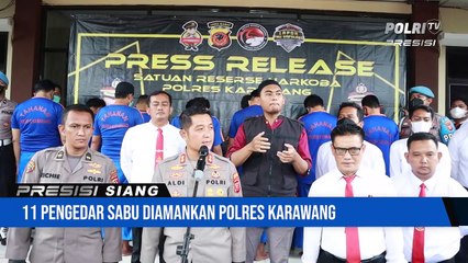 11 Pengedar Narkoba Ditangkap dalam Satu Bulan di Karawang