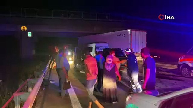 Bolu Dağı'nda zincirleme kaza: 12 yaralı