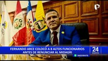 Exministro Javier Arce nombró a ocho funcionarios antes de renunciar al Midagri