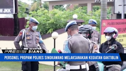 Propam Polres Singkawang Laksanakan Gaktiblin pada Personel