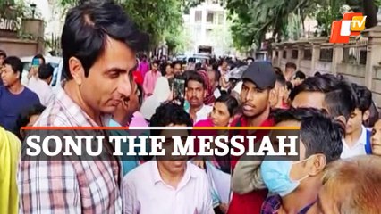 Watch | Actor Sonu Sood Meets Needy People Outside His Residence In Mumbai