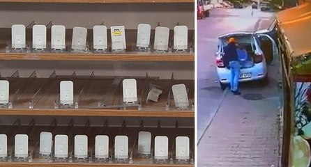 Levyeli soygun: 80 bin liralık sigara çaldılar