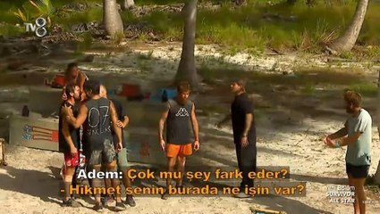 Survivor'da büyük kavga! Set çalışanları, Adem ve Atakan'ı güçlükle ayırdı