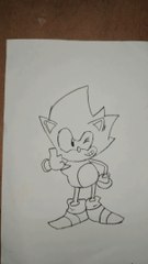 How to draw Sonic the Hedgehog