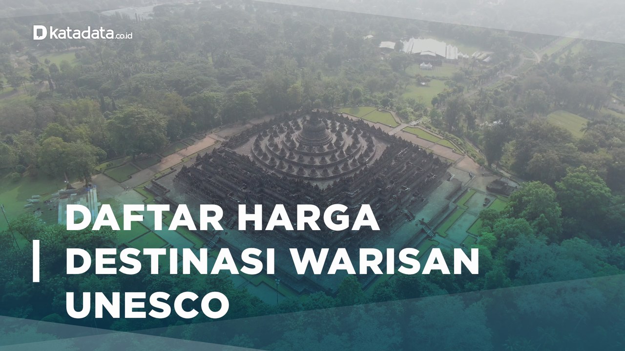 Perbandingan Harga Tiket Borobudur dengan Warisan UNESCO Lainnya | Katadata Indonesia